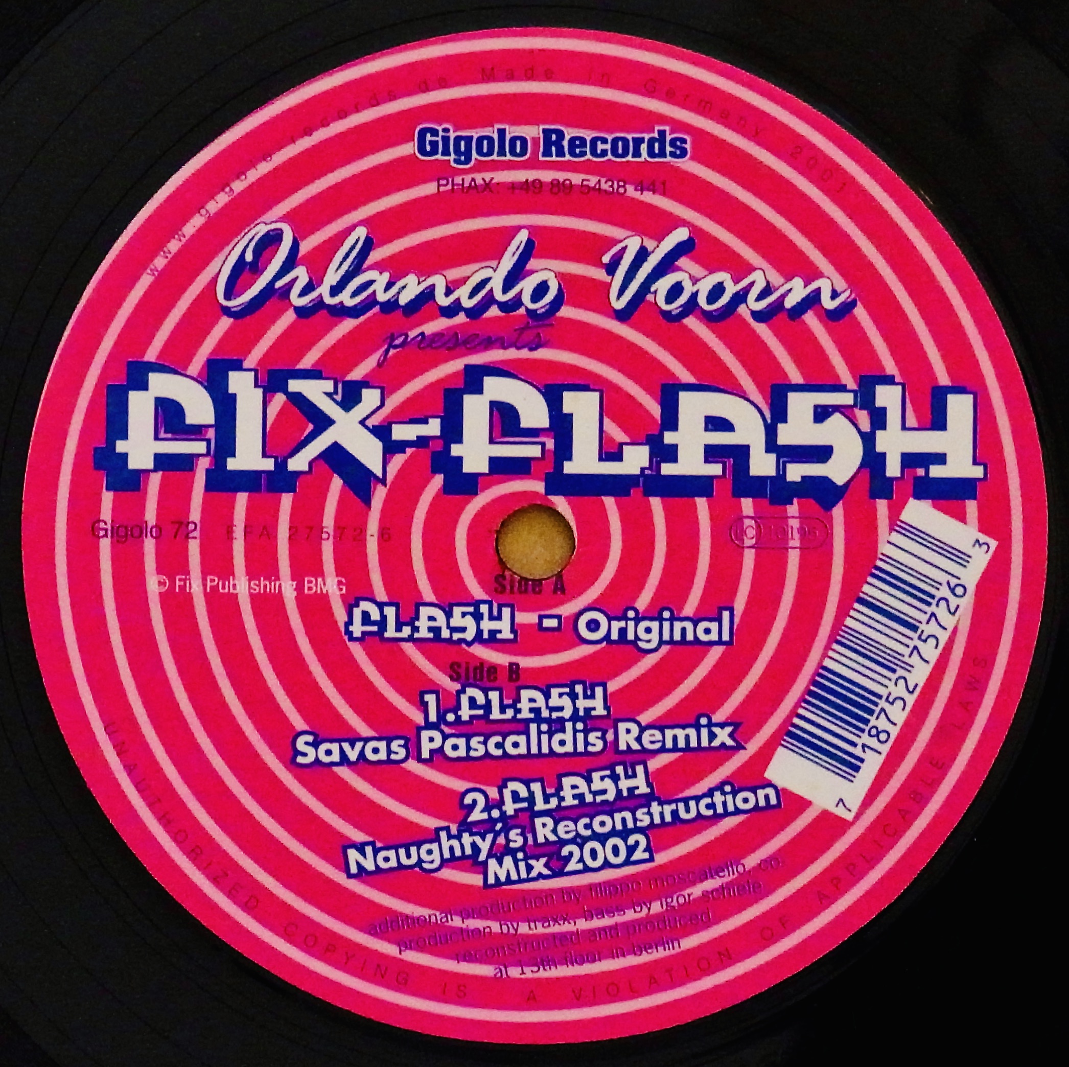 ORLANDO VOORN Presents FIX / Flash
