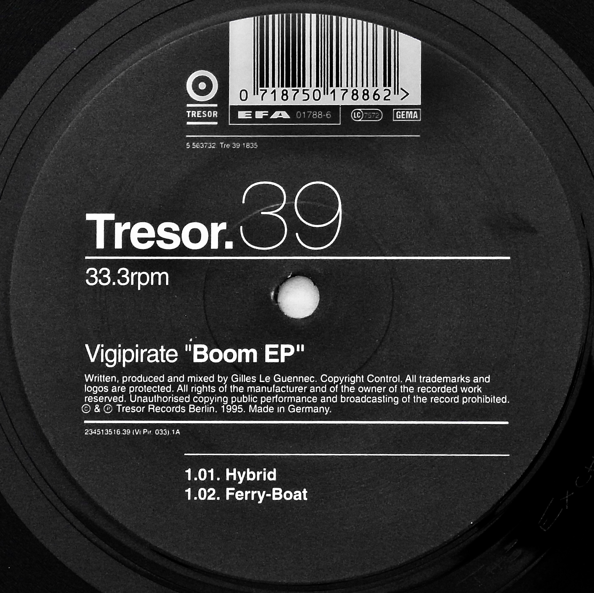 VIGIPIRATE / Boom EP