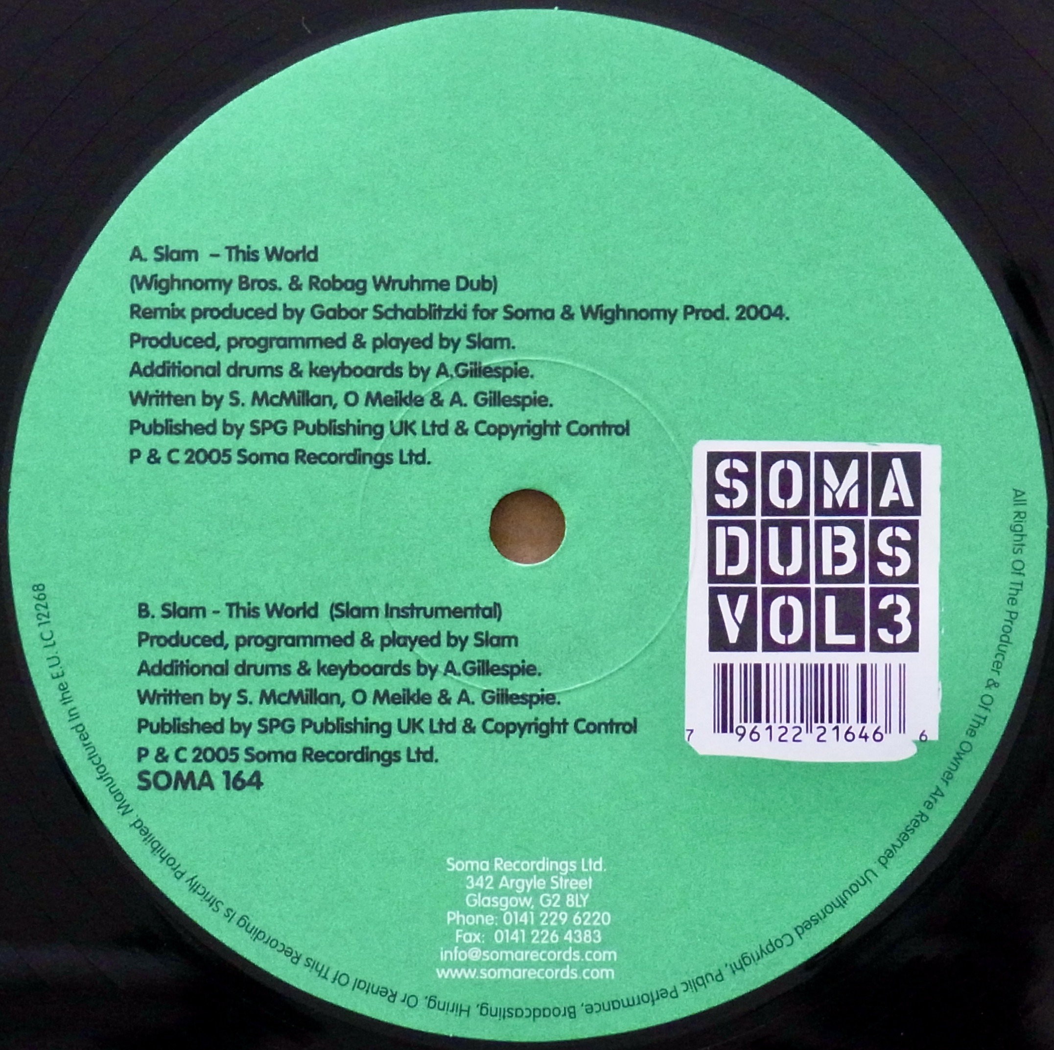 SLAM / Soma Dubs Vol3