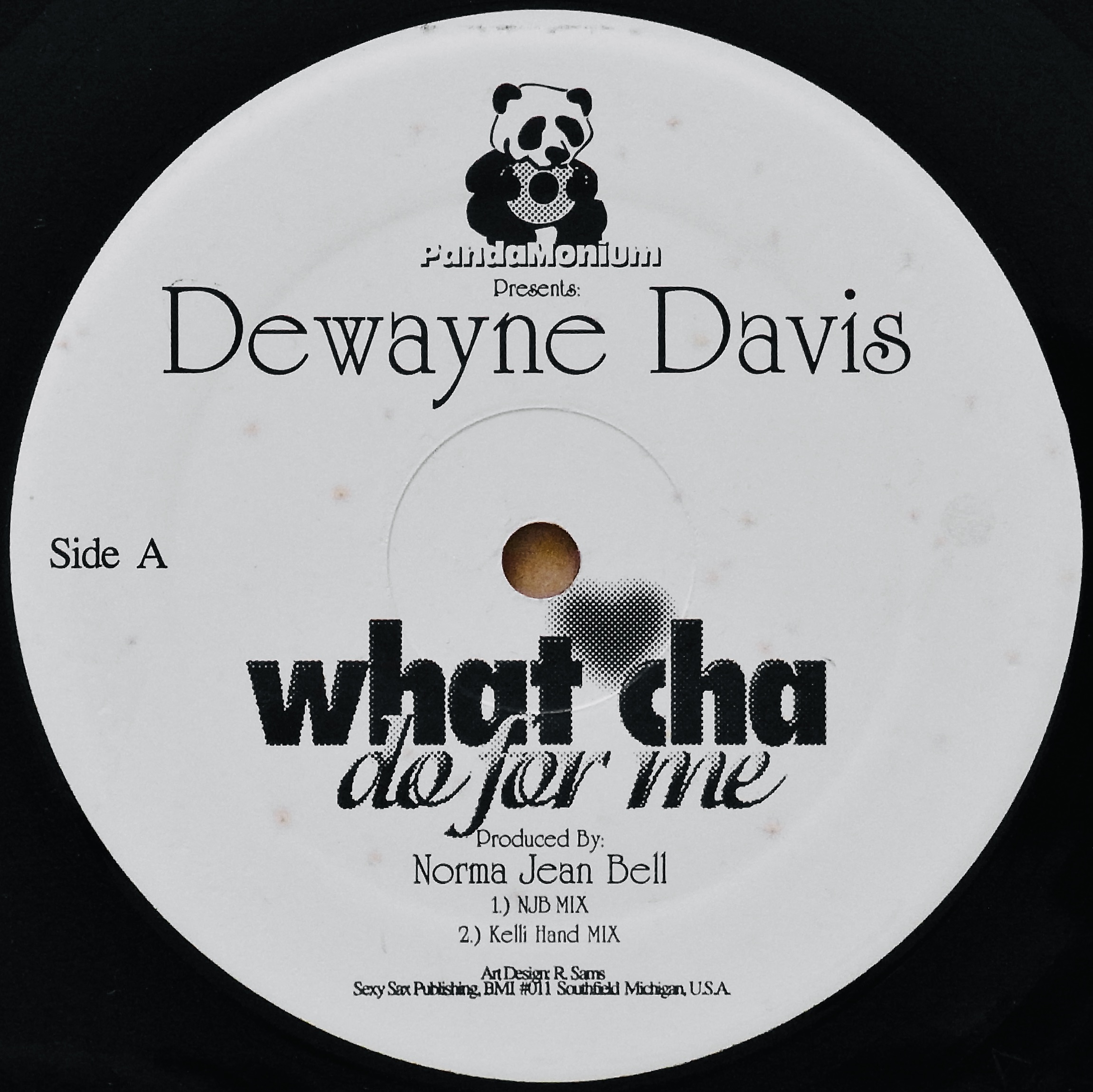 DEWAYNE DAVIS / What Cha Do For Me