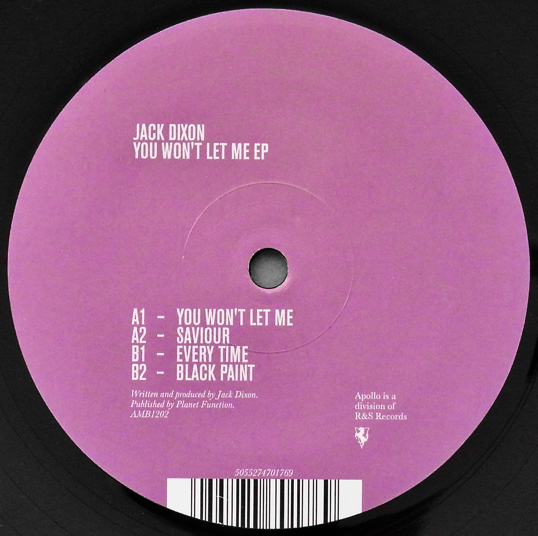 JACK DIXON / You Won't Let Me EP