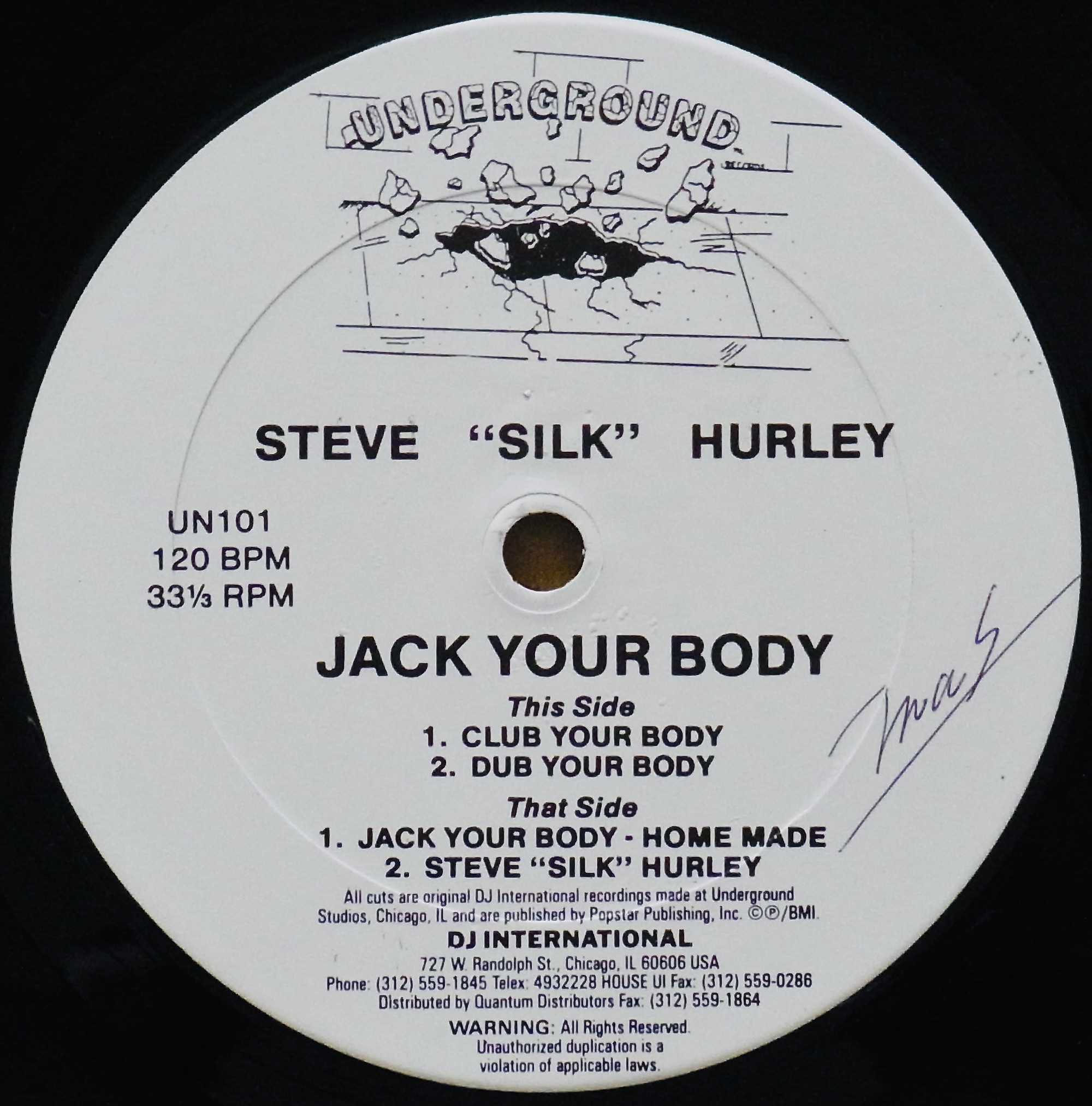 STEVE "SILK" HURLEY / Jack Your Body