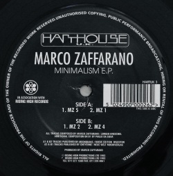 MARCO ZAFFARANO / Minimalism E.P.