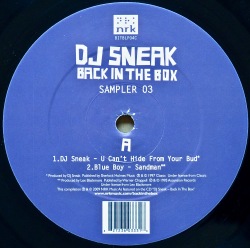 DJ SNEAK / Back In The Box (Sampler 03)