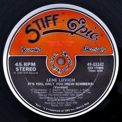 LENE LOVICH / It's You, Only You (Mein Schmerz)