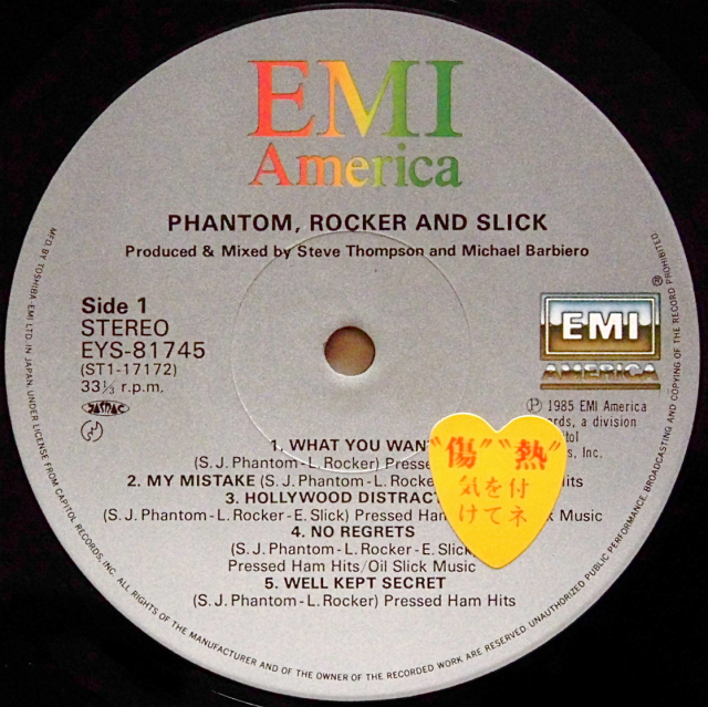 PHANTOM, ROCKER & SLICK / Phantom, Rocker & Slick