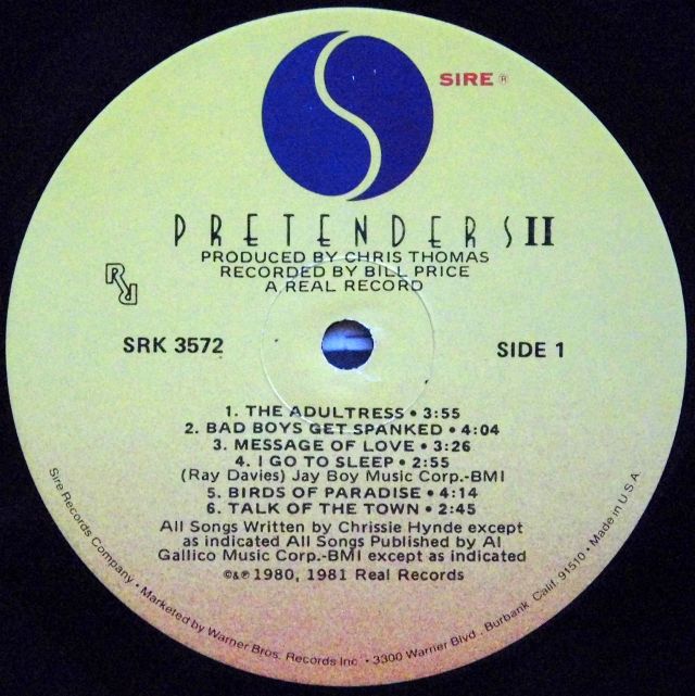 THE PRETENDERS / Pretenders II
