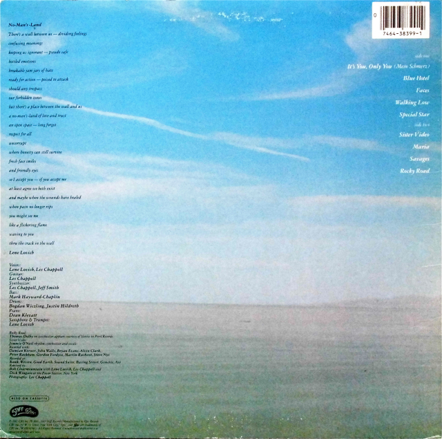 【中古】 No Mans Land / Lovich Lene LENE LOVICH / No-Man's-Land