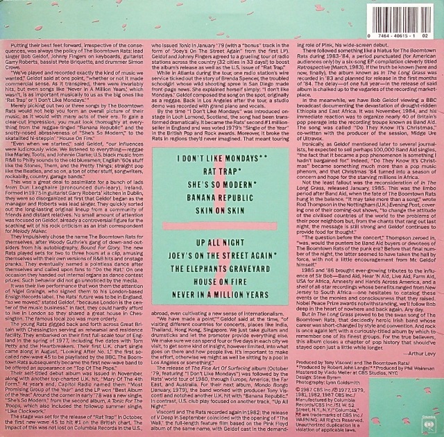 THE BOOMTOWN RATS / Greatest Hits