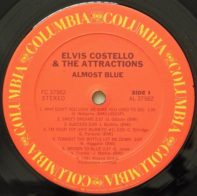 ELVIS COSTELLO & THE ATTRACTIONS / Almost Blue