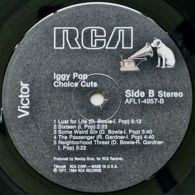 IGGY POP / Choice Cuts