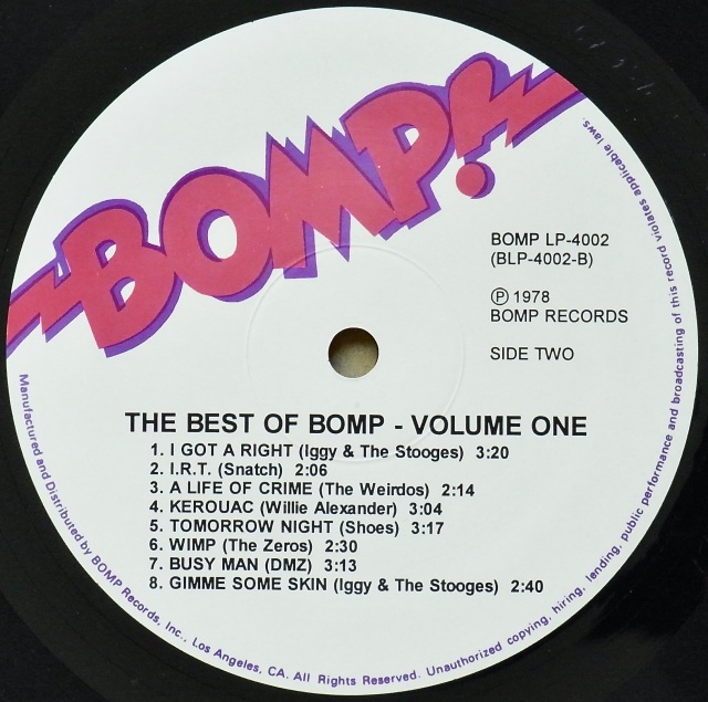 V.A. / The Best Of Bomp - Volume One