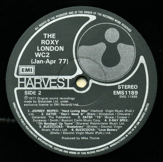 V.A. / The Roxy London WC2 (Jan - Apr 77)