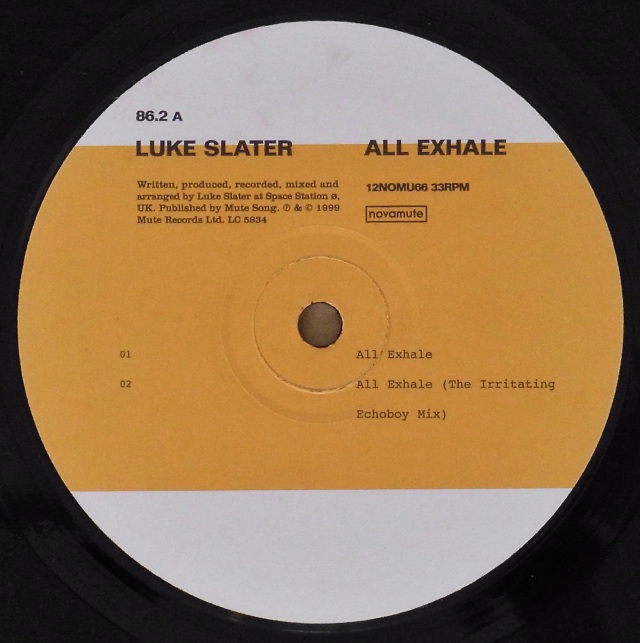 LUKE SLATER / All Exhale