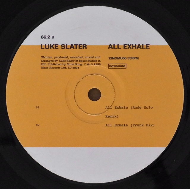 LUKE SLATER / All Exhale