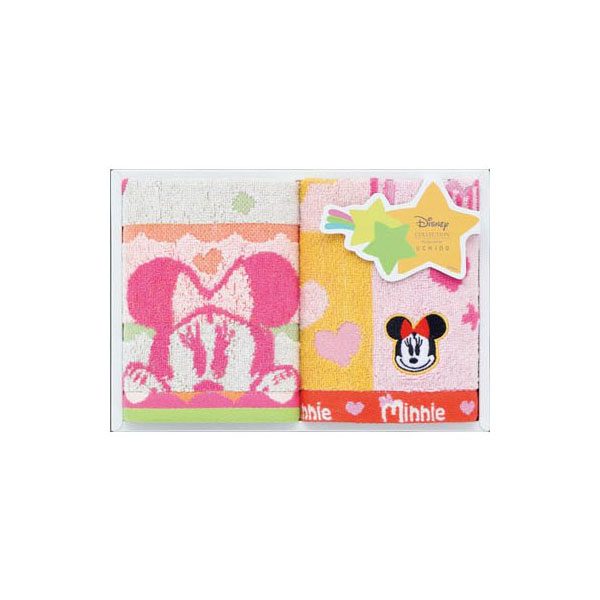 ディズニー　ハピネスフレーク ゲストタオル2P