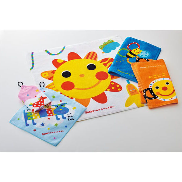 サッシー フェイスタオル2P