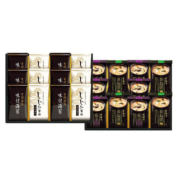 マルコメフリーズドライみそ汁＆有明海産味付海苔セット