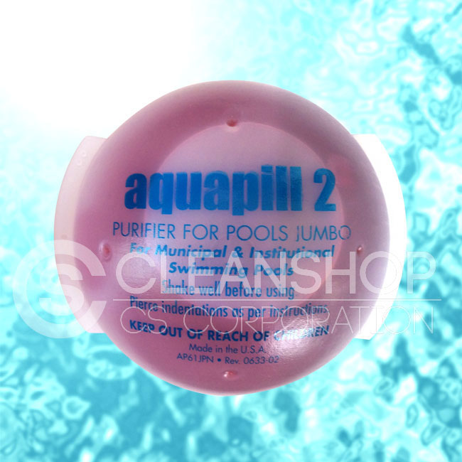 スイミングプール水質浄化剤 アクアピル2J(450ml 8個入) 【送料