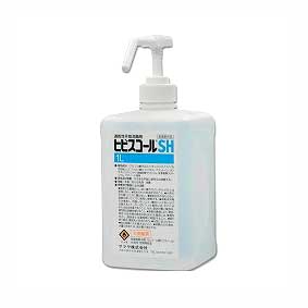 速乾性手指消毒剤ヒビスコールSH（1L×10本）【クリーンショップ】