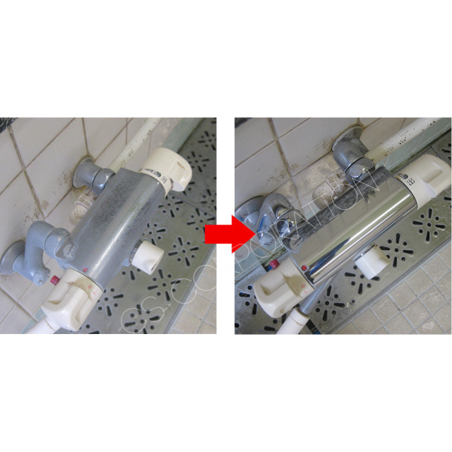 ガラス・鏡用特殊洗浄剤 クリンカ施工事例