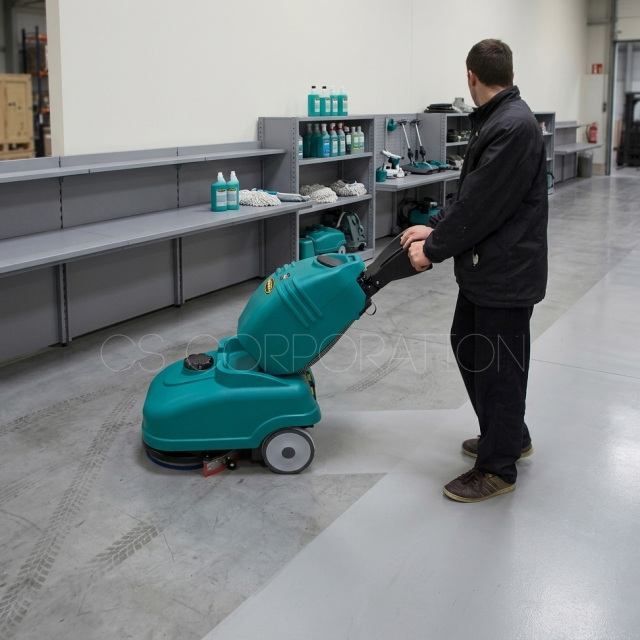 蔵王　スクラブメイトミニ360B 自動床洗浄機 蔵王産業 スクラブメイトミニ360B【クリーンショップ】
