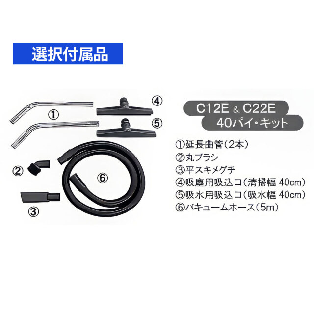 バックマンC-12E&C-22E40パイキット