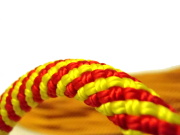 【2019年製】マスター　ダブル　7.8ｍｍ　50ｍ　レッド×イエロー　ラベル汚れあり