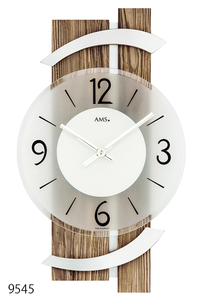 ドイツ製掛け時計素晴らしい木材です クオーツ 掛け時計・置き時計の通販