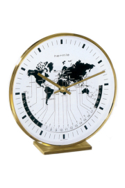 ハワードミラー製　ワールドタイムライトクロック ワールドタイム目覚まし置き時計。645-603 WorldTimeArch