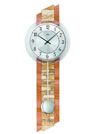 モダンなスタイリッシュなデザイン振り子掛け時計。全5色