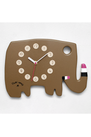 絵本作家 五味太郎のオリジナル掛け時計・ペンギン。贈答品