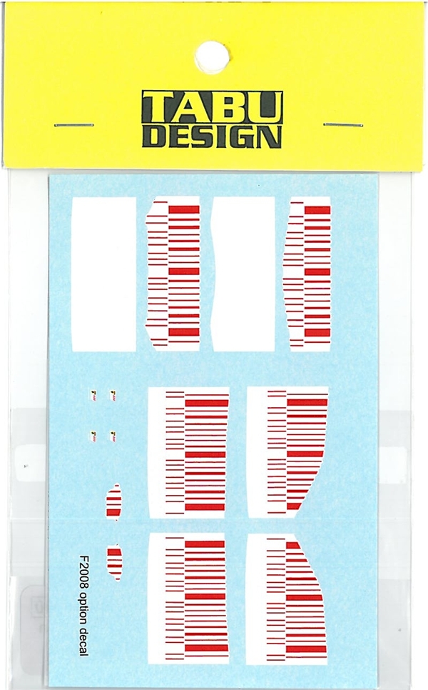 TABU20044 1/20 F2008 オプションデカール
