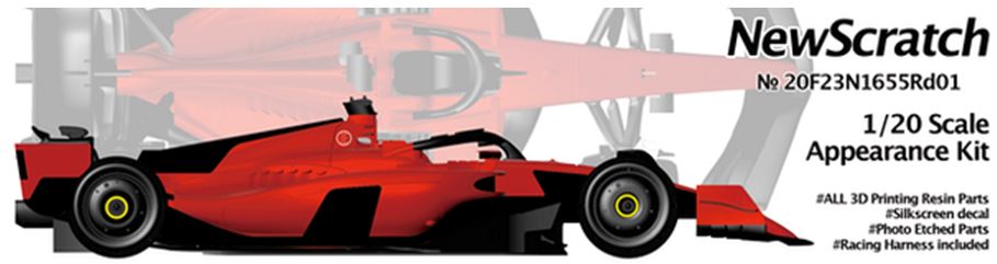 20F23N1655 Rd01　2023 F1 Rd.1 開幕戦バーレーンGP  1/20scale 3DPrint Kit