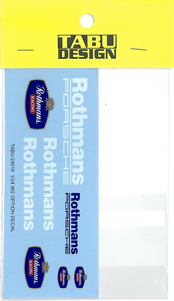 TABU24016 1/24 962C オプションデカール