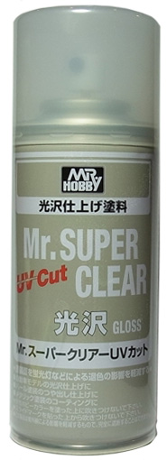 gsi-b522  光沢 Mr.スーパークリアーUVカット（溶剤系スプレー）  B522