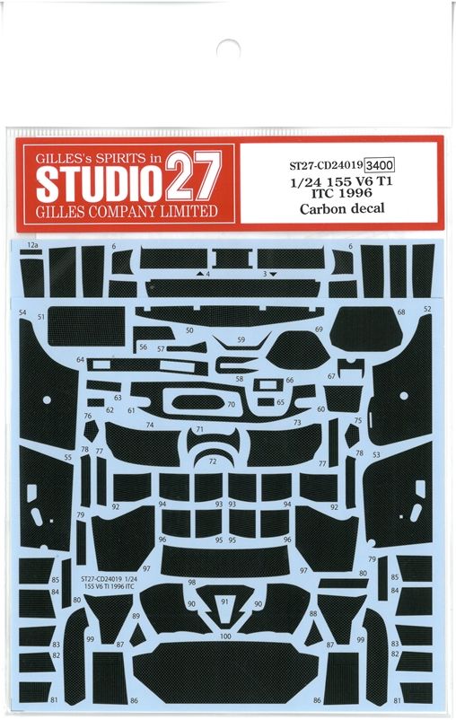 CD24019 1/24 155V6 T1 ITC 1996  Carbon decal  (T社1/24対応）