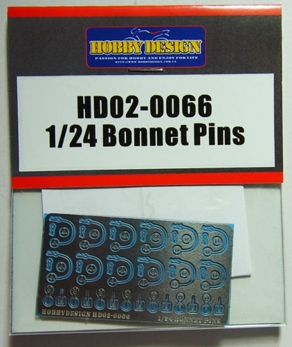 HD02-0066 1/24 Bonnet Pins 【HOBBY　DESIGN】