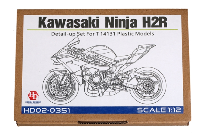 HD02-0351  1/12 Kawasaki  Ninja H2R  Detail up Parts 　Hobbydesign　