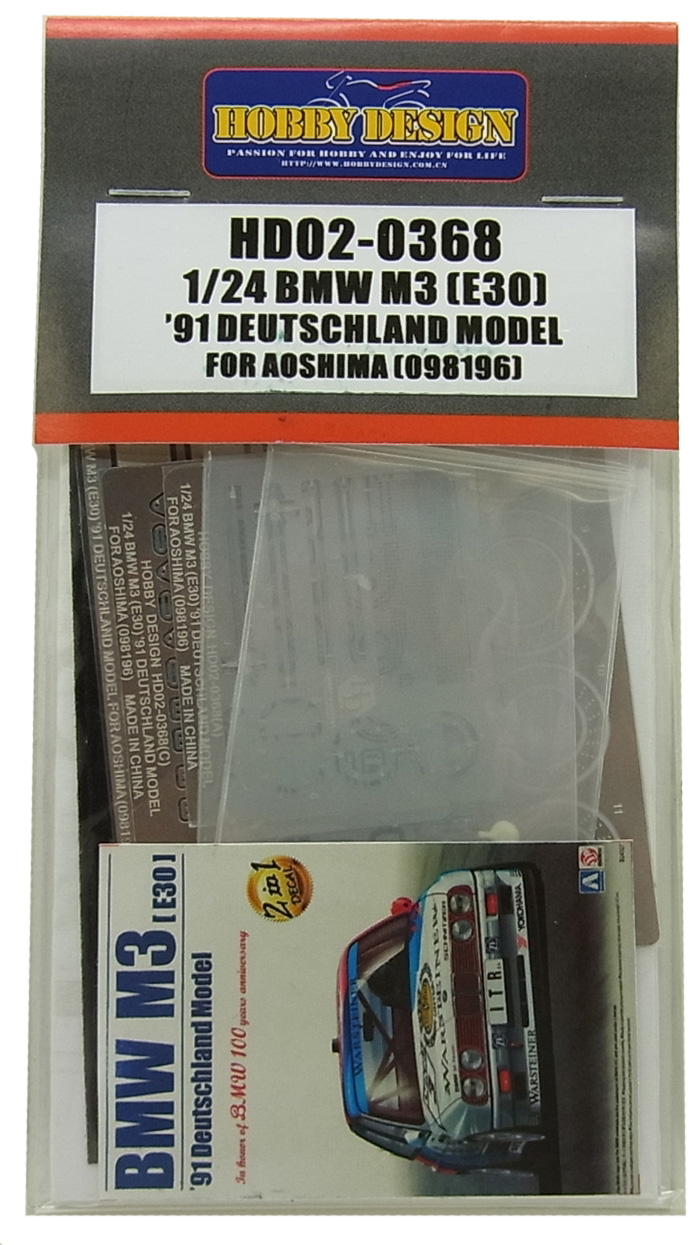 HD02-0368 1/24 BMW M3 DTM (E30) '91DEUTSCHLAND MODEL A社098196