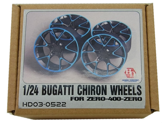 HD03-0522　1/24 BUGATTI CHIRON   WHEELS Zero-400-Zero