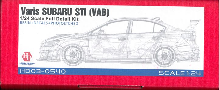 HD03-0540 Varis SUBARU STI (VAB) 1/24scale Full detailkit