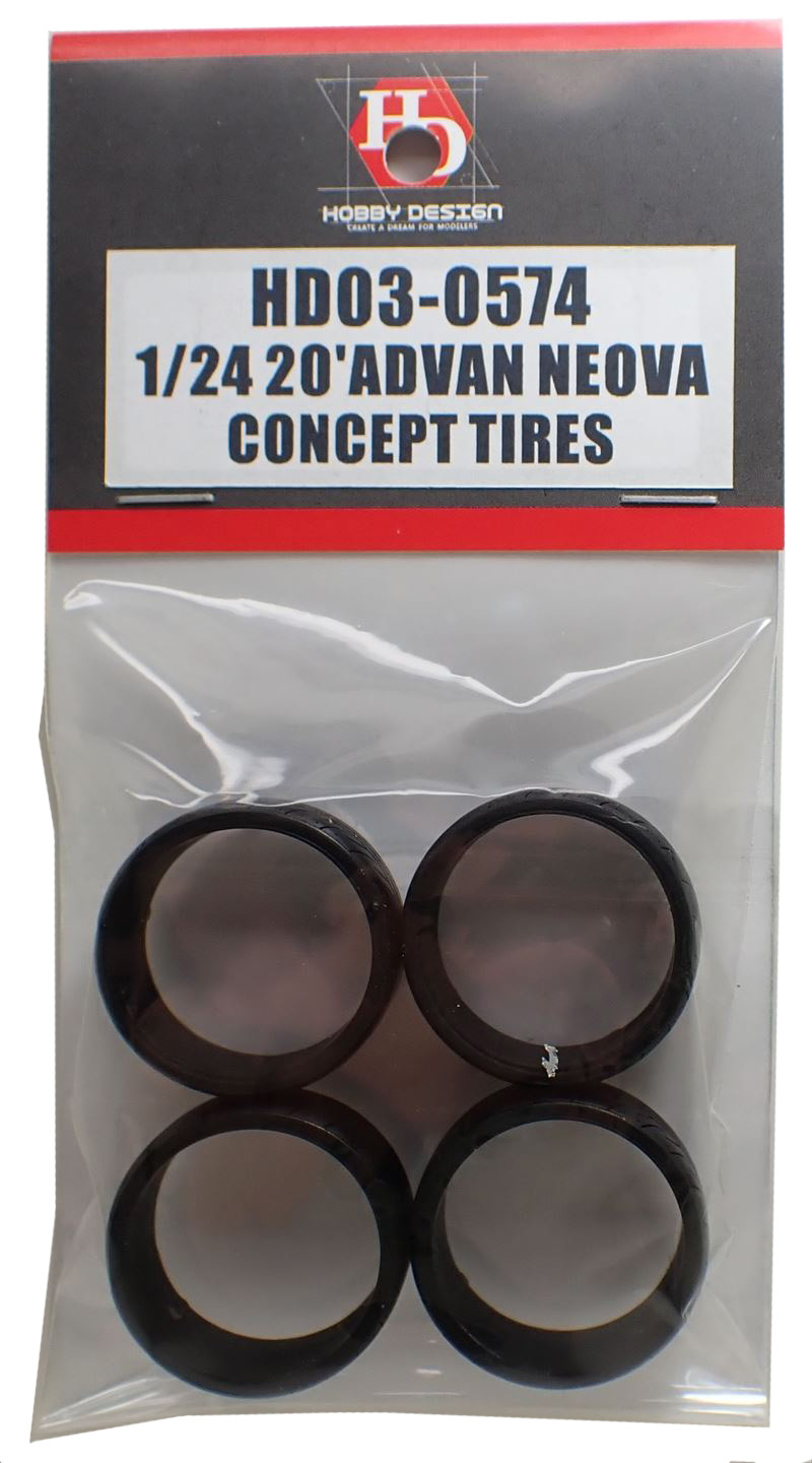 HD03-0574 1/24 20inch  ADOVAN NEOVA CONCERT TIRES　 Hobbydesign