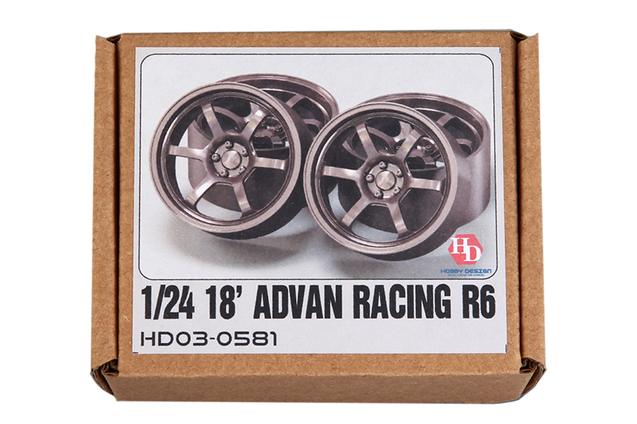 HD03-0581 1/24 18inch ADOVAN  RACING R6　 Hobbydesign