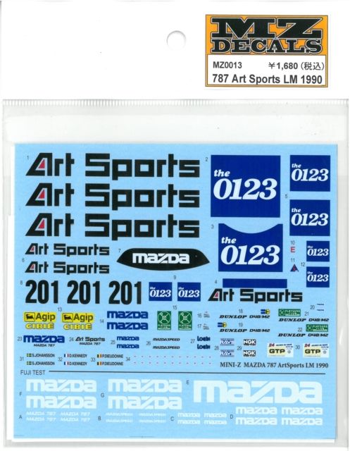MZ0013 787 Art Sports LM1990  （K社ミニッツ対応）