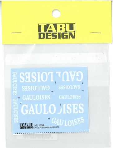 TABU12008 1/12 YZR-M1"GAULOISES"'04デカール（T社対応）