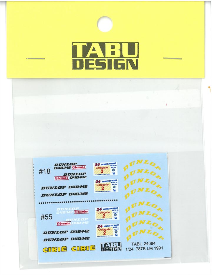 TABU24084 　1/24 787B LM1991 Option (T社1/24対応）