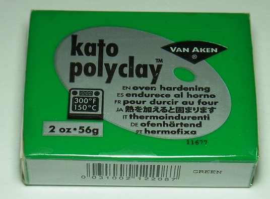 bp1035 オーブン樹脂粘土 ケイトポリクレイ  グリーン  Poly Clay