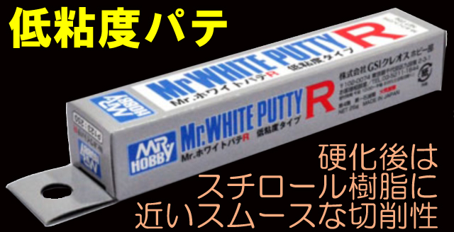 P123　Mr.ホワイトパテR  低粘度パテ