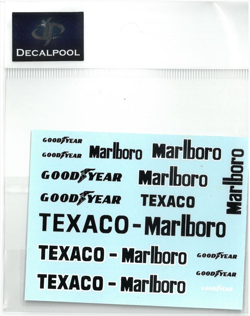 DP027  1/12 Mclaren M23 '74 "Marlboro" logo  (DECAL POOL)